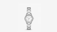 Mini Sage Pavé Silver-Tone Watch